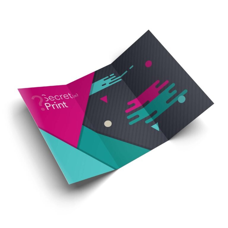 Dépliants 3 Volets - 2 Plis roulés