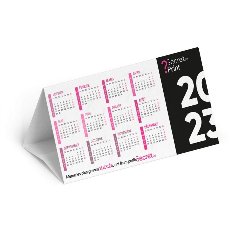 Calendriers Chevalets