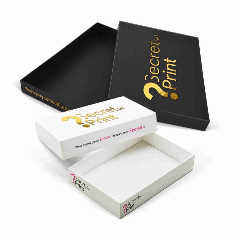 Boite de luxe avec couvercle