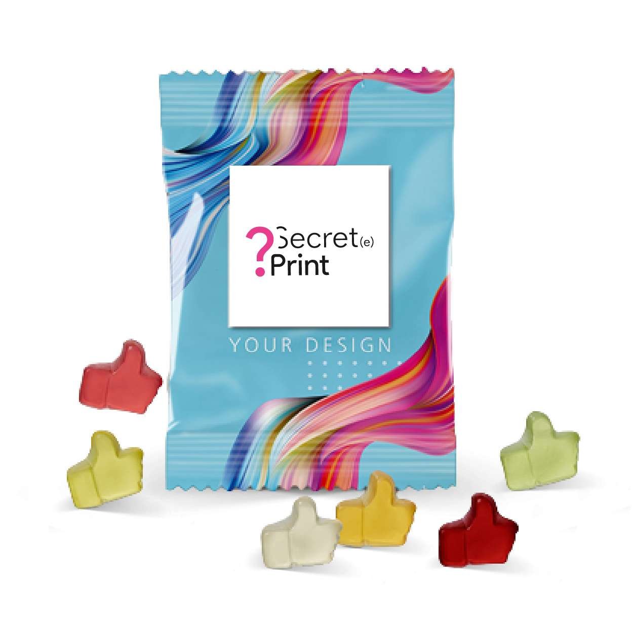 Bonbons pouces levé