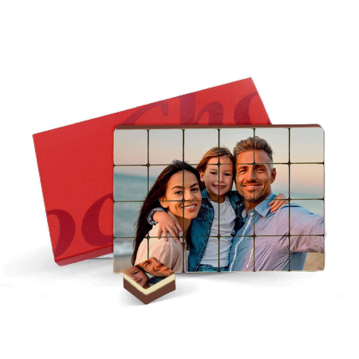 Chocolats personnalisé avec photo