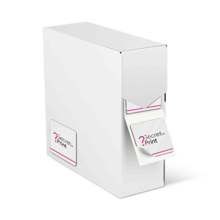 Étiquettes PVC transparentes