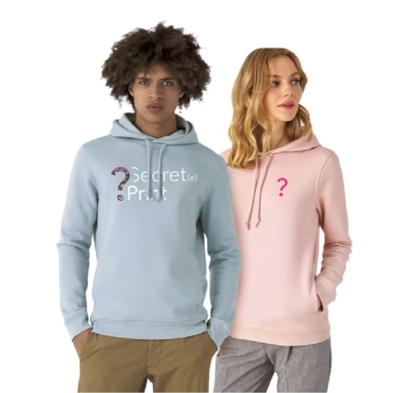 Sweat à capuche coton bio unisexe