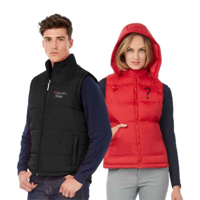 Doudoune sans manches matelassée