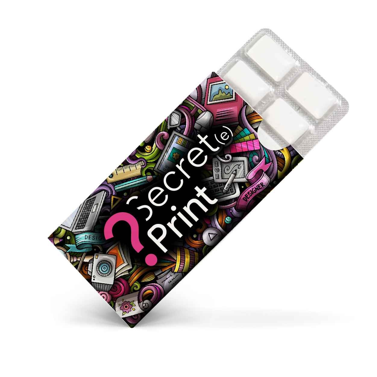 Chewing-gum personnalisé 12 pièces