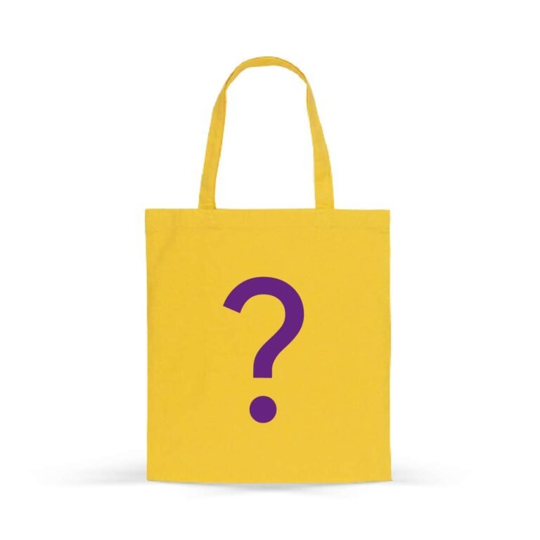 Sac en coton recyclé avec fond