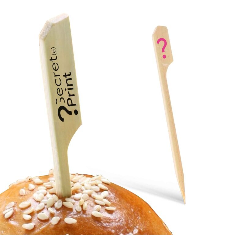 Brochettes alimentaires en Bambou