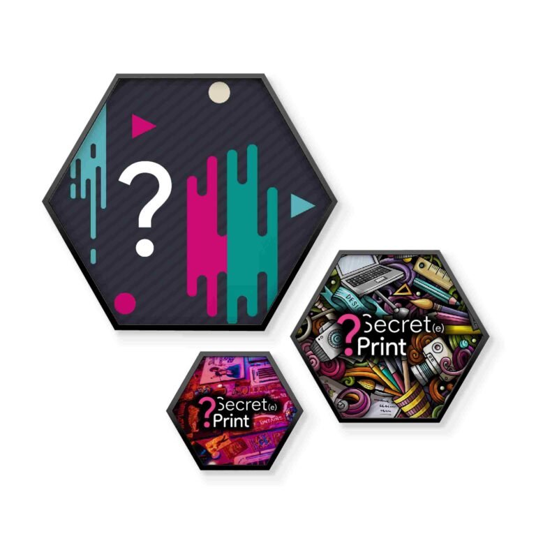 Impression photo hexagone