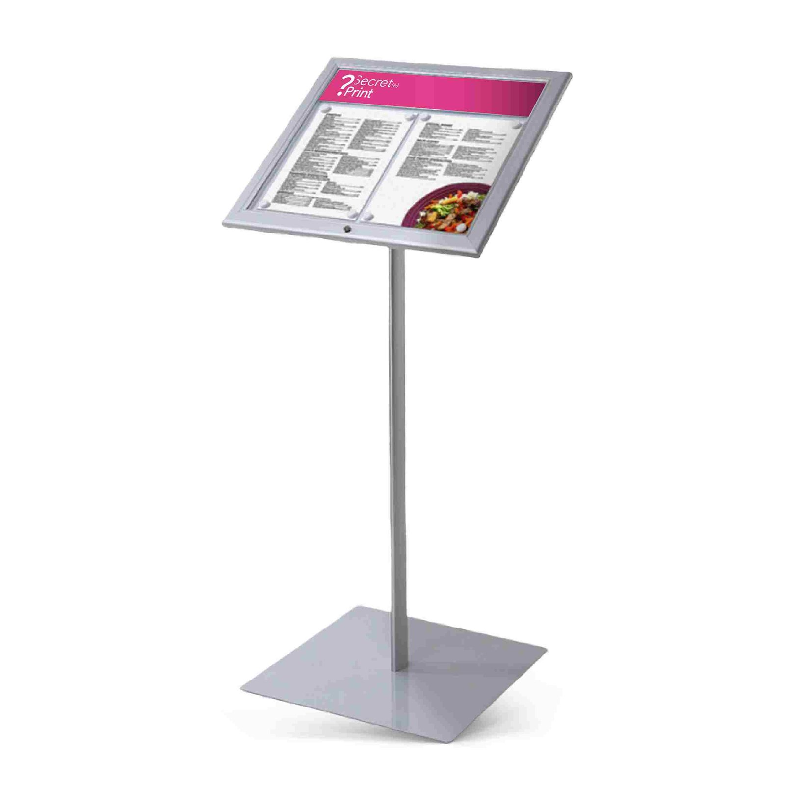 Porte-menu illuminé par LED