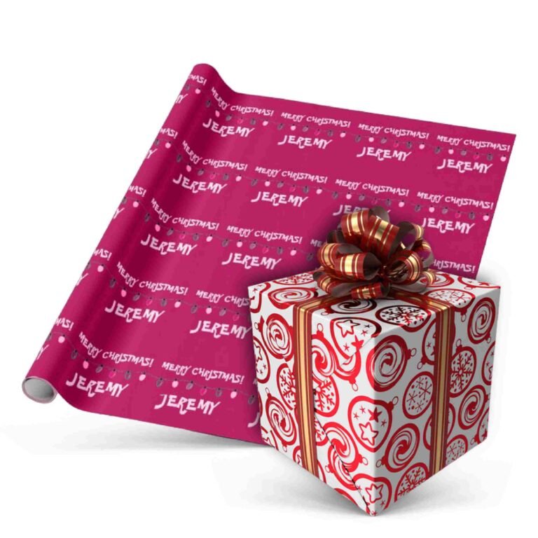 Papier cadeau personnalisé