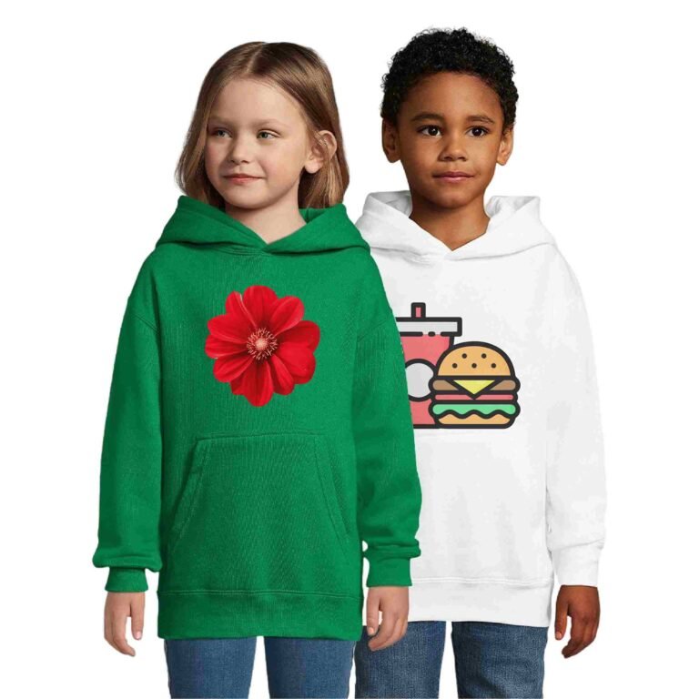 Sweat à capuche à manches longues pour enfants