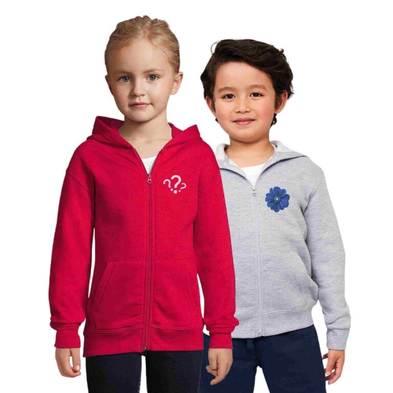 Sweat à capuche en laine polaire pour enfants