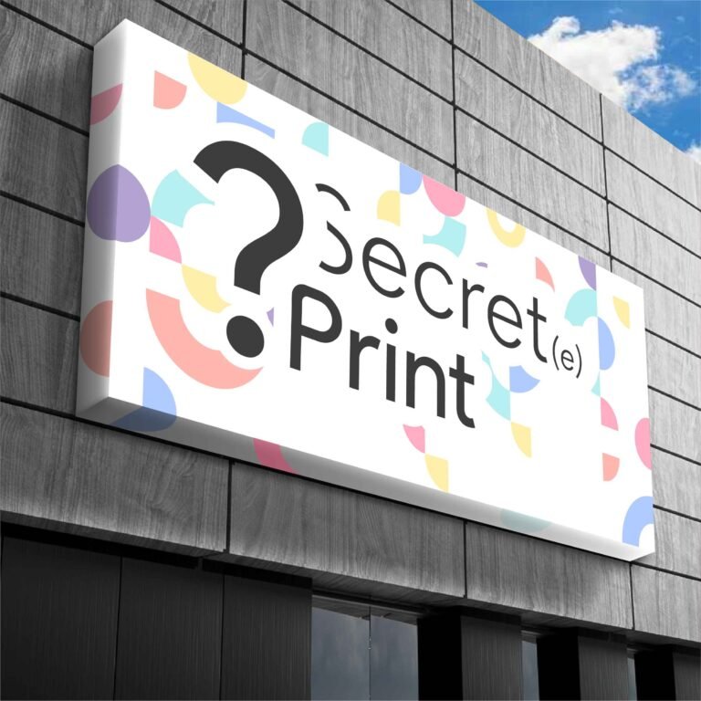 Caisson lumineux en Plexiglas