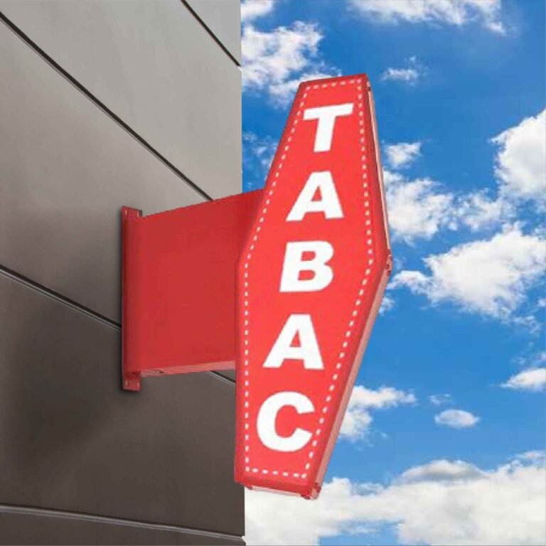 Enseigne Carotte Tabac pour buralistes ECO