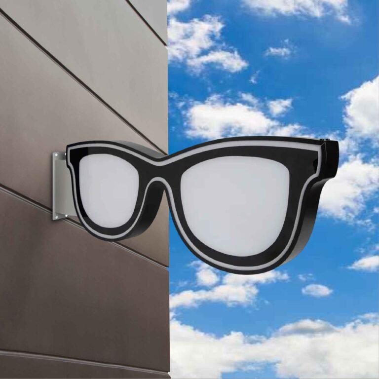 Enseigne drapeau opticiens ECO