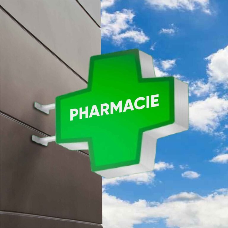 Enseigne croix de pharmacie