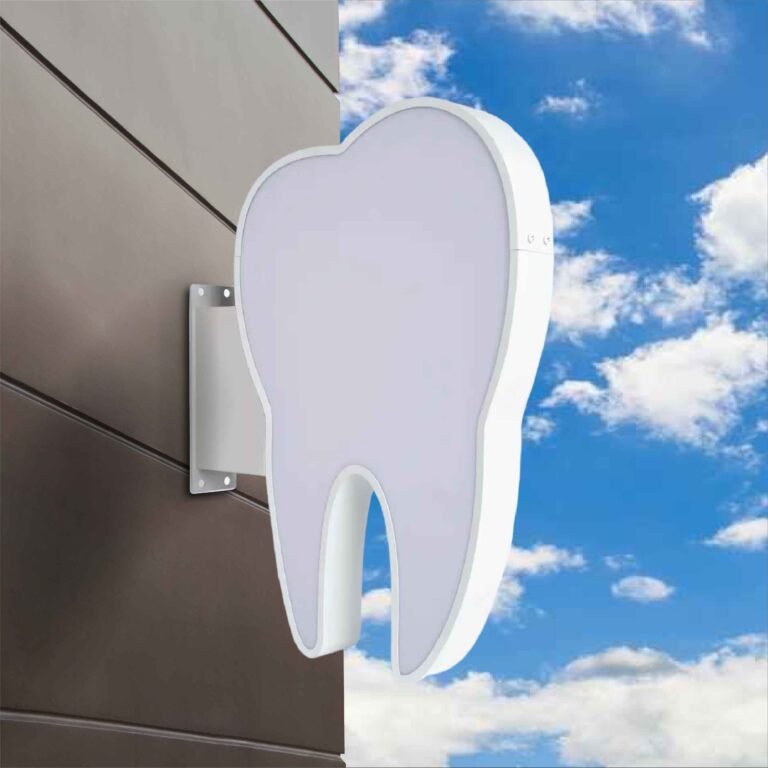 Enseigne drapeau dentiste ECO