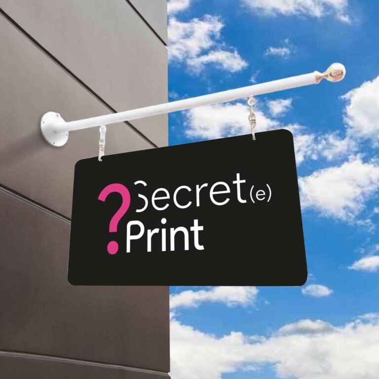 Enseigne suspendue classique