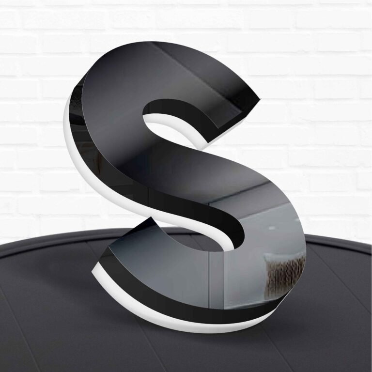 Lettres boitier en acier inoxydable - méthacrylate lumineuses